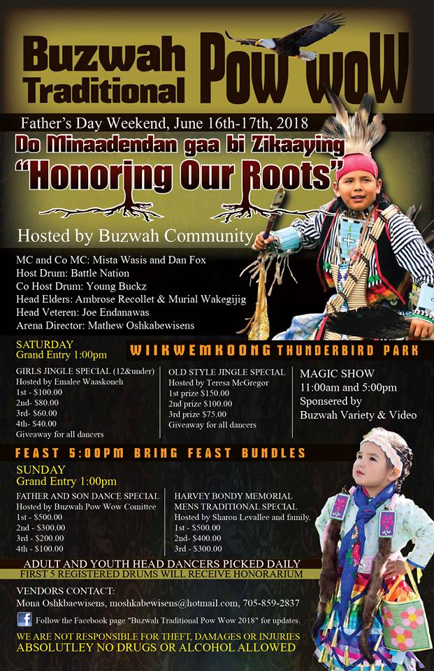 Wikwemikong Traditional Pow Wow Header