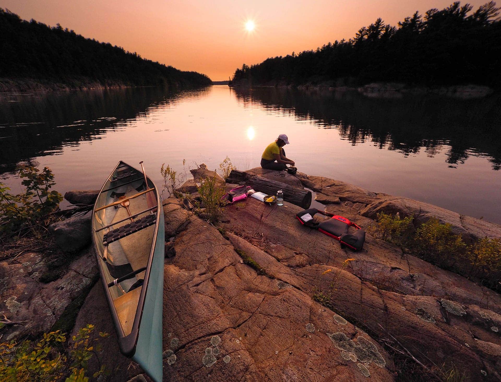 bgSunsetTour Sunset Canoe Tour